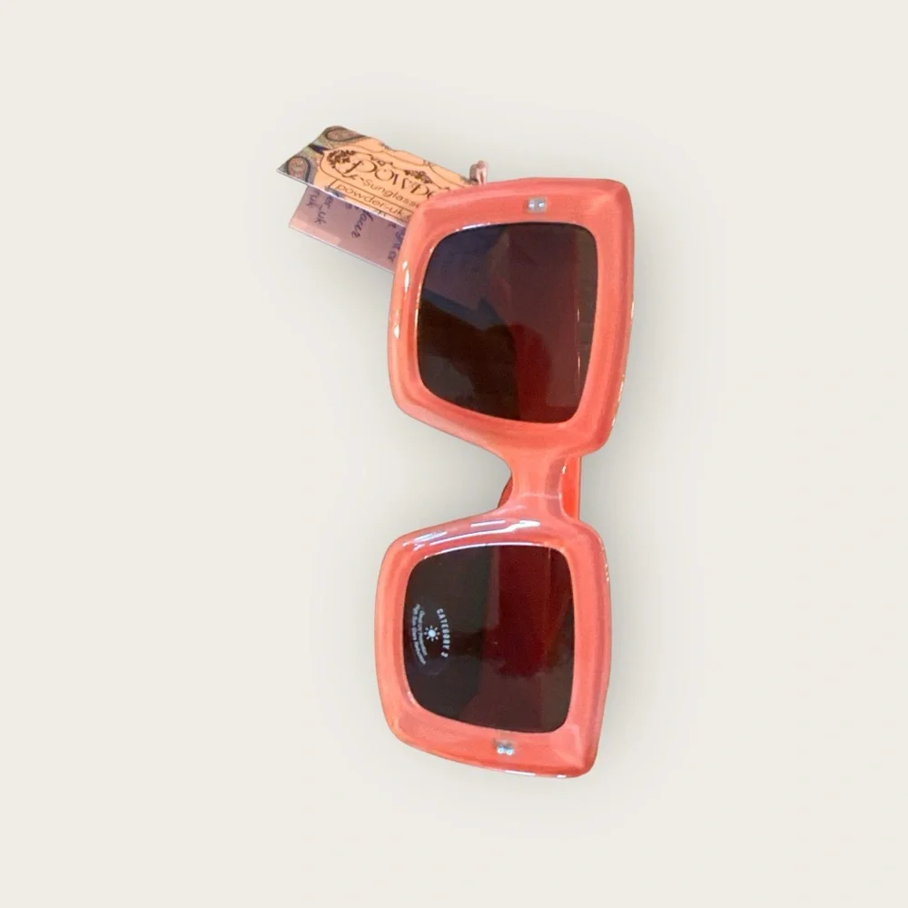 Powder Polly Sunglasses‎ Coral UV Protection NWT